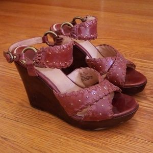 Piper X Strap Wedges